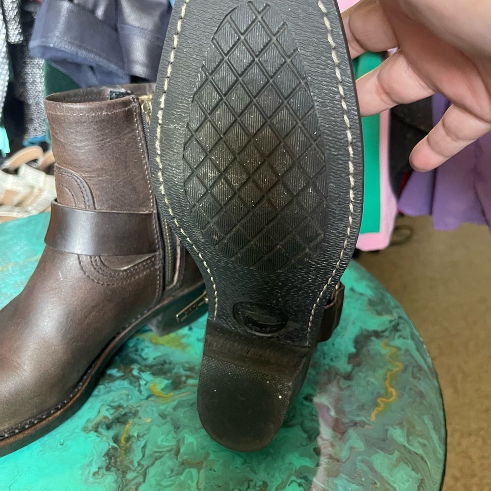 Brown Leather Ryder Ankle Boots - Picture 2 of 3